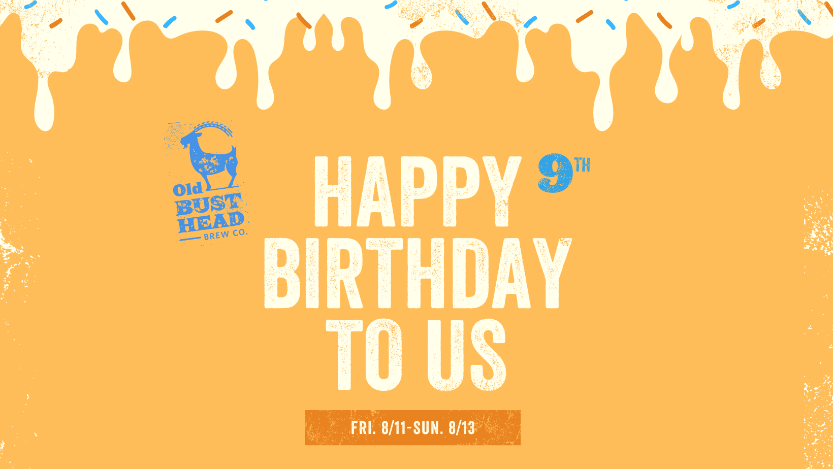 Old Bust Head Brewing Company's 9th Anniversary Party Weekend Old